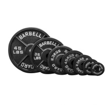 Custom Weightlifting Cast Iron 5kg 10kg 15kg 20kg 25kg Traning Weight Plate Bumper Weights Plates Set